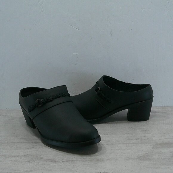 easy street Shoes - Easy Street Gilly Classic Block-heeled Comfort Braided Strap Mule SZ 9.5 WW